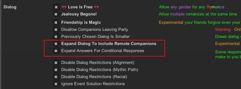 Configuring Toy Box options